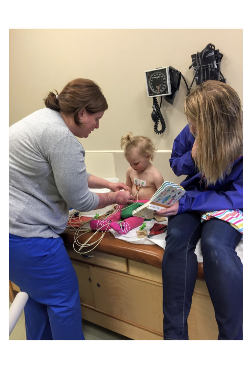 Sami Hebert at hospital